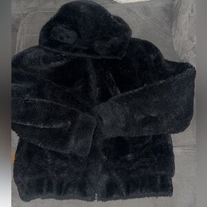 H&M Black Faux Fur Children’s Jacket